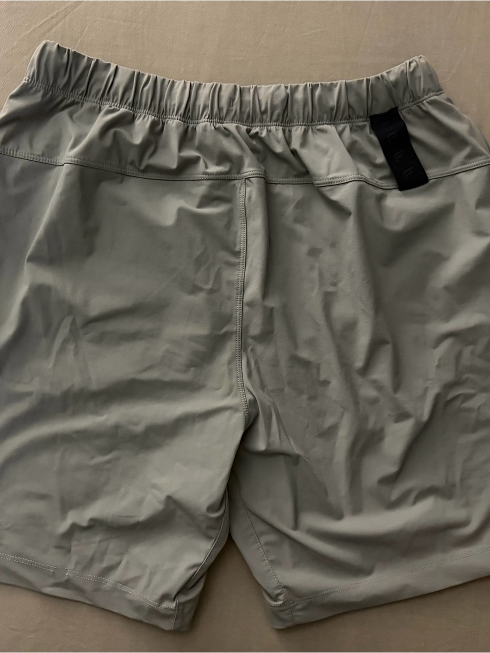 Men's Performance Drawstring Shorts - Light Gray - Picture 2 of 2